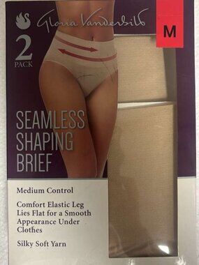 Gloria.V Ladies Seamless Shaping Brief 2 Pack